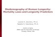 Biodemography of Human Longevity: Mortality Laws and ...longevity-science.org/ppt/Gavrilov-DW-2017.pdf · Ovarian aging (decline in egg quality) may have long-term effects on offspring