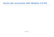 Guía de usuario del Nokia 5230 - Euskaltel · de este documento bajo cualquier forma sin el consentimiento previo y por escrito de Nokia. Nokia opera con una política de desarrollo
