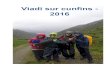 Viadi sur cunfins - 2016 · Viadi sur cunfins 13.6. - 16.6. 2016 1. Pareri dil scolast: Viagiar cun 16 scolars 3 dis sur cuolms e vals, da tut’aura, gie da