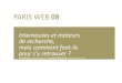 PARIS WEB 08 · C’est proposer des parcours diﬀérents vers des contenus idenques en foncon des cibles et des contextes d’ulisaon. Contexte d’ulisaon parcours par besoins