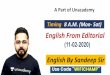 English From Editorial - WiFiStudy.com · 2020. 2. 11. · What's new Last updated Feb 6, 2020 Revamped educator profile, now access all the Plus & Free courses, Special Classes and
