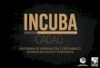 presentacion incuba cacao final · 2020. 3. 16. · INCUBA CACAO es un programa personalizado porque nos vamos adaptando a tus necesidades. Fase 1:Deﬁnir que quieres sembrar. Auditoría