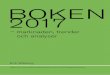 BOKEN 2017 - Svenska Bokhandlarefأ¶reningen 2018. 5. 23.آ  2 C. Sأ¥lda volymer 2015 och 2016 uppdelad