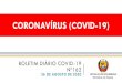 CORONAVÍRUS (COVID-19)...BOLETIM DIÁRIO COVID-19 Nº162 26 DE AGOSTO DE 2020 REPUBLICA DE MOÇAMBIQUE Ministério da Saúde CORONAVÍRUS (COVID-19) O NOSSO MAIOR VALOR É A VIDA