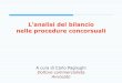 L’analisi del bilancio - Scuola Forense Di Milano...L’ANALISI DELLE SCRITTURE CONTABILI E DEI BILANCI Verifica dell’attendibilità e correttezza delle poste di bilancio L’ESAME