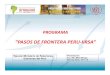 “PASOSPASOS DE FRONTERA PERU‐‐IIRSA”IIRSAiirsa.org/admin_iirsa_web/Uploads/Documents/pfr... · • Fortalecimiento de cappypacidades y capacitación • Sistemas de control