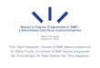 Master’s Degree Programme in BME / Lääketieteen … info...Master’s Degree Programme in BME /Lääketieteen tekniikan maisteriohjelma Study Info event August 31, 2020 Prof. Tapio
