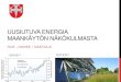UUSIUTUVA ENERGIA MAANKÄYTÖN NÄKÖKULMASTA...Tuulienergia Kuva: Helsingin Energia o Tuotantomuodoista suurin kasvupotentiaali o Suomessa on tavoitteena tuottaa yli 6 TWh energiaa