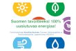 Suomen tavoitteeksi 100% uusiutuvaa energiaa!...Uusiutuva energia Suomessa. Suomen Lähienergialiitto ry. / ... valtaenergia Suomessa v. 2017-18! 0 10 20 30 40 50 60 Fossiiiit Uusiutuvat