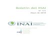 Boletín del INAIinai.org.ar/archivos/boletines/Boletín INAI 171.pdf · Boletín del INAI Nº 171 Mayo de 2018 Av. Corrientes 127, Bs. As., Argentina (C1043AAB) +54 11 4312-1092
