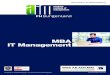 MBA IT Management MBA in IT MANAGEMENT Grenzenlos. In Weiterbildung. â€‍Unsere أ¼ber 5000 Absolventen