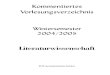 Kommentiertes Vorlesungsverzeichnisgermanistik.elte.hu/archiv/2004-WS-Literaturwis.pdf · 4 ELTE Philosophische Fakultät – Germanistisches Institut Az írásbeli és szóbeli vizsgák