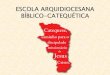 ESCOLA ARQUIDIOCESANA BÍBLICO-CATEQUÉTICA · ESCOLA CATEQUÉTICA PAROQUIAL •“Vinde e Vede!” ( Jo 1, 39) -O QUE: conteúdos básicos e metodologia dos eixos:metodológico-bíblico-litúrgico-catequético