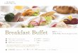 Breakfast Buffet - Kiroro Ski Resort · 2019. 12. 13. · ワールドブッフェポップ 大人 Adults（13-year-old and older） 小人 Children (from 4-year-old to 12-year-old)