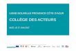 Ligne Nouvelle Provence Côte d'Azur - COLLÈGE DES ACTEURS ... 2017/06/27  · LIGNE NOUVELLE PROVENCE CÔTE D'AZUR / COLAC 6 – 27 juin 2017 DIFFUSION RESTREINTE + Partager l’information