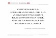 ORDENANZA DE ADMINISTRACION ELECTRONICA 3 · 2017. 6. 2. · 3 Ordenanza Municipal Concejalías Nuevas Tecnologías tramita@puertollano.es Concejalía de Administración Interna y