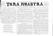 TARA NOASTRĂdocumente.bcucluj.ro/web/bibdigit/periodice/taranoastra/...Anul III. Sibiiu, 18/31 Octomvrie 1909. Nr. 42 Abonamentul: pe 1 an 6 cor. pe Vi an 3 — pe V 4 an 1'50 ROMANIA: