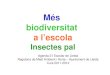 Més biodiversitat a l’escola · 2017. 10. 30. · Més biodiversitat a l’escola Insectes pal Agenda 21 Escolar de Lleida Regidoria de Medi Ambient i Horta – Ajuntament de Ll
