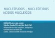 NUCLEÓSIDOS Y NUCLEÓTIDOS...NUCLEÓSIDOS , NUCLEÓTIDOS ACIDOS NUCLEÍCOS SEMANA 31 y 32 2020 Licda: Isabel Fratti de Del Cid Diapositivas con cuadros, imágenes, estructuras cortesía