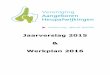 Jaarverslag VAH 2015 - Vereniging Aangeboren Heupafwijkingen · 2019. 9. 25. · Jaarverslag 2015 & Werkplan 2016 - Vereniging Aangeboren Heupafwijkingen Pagina 3 van 20 Jaarverslag