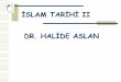 İSLAM TARİHİ II DR. HALİDE ASLAN - Ankara ÜniversitesiEmeviler Mervaniler 10. Hiam b. Abdülmelik (724-743) 19 yıl *Emevi hanedanının 3. ikbal ve yükselme devri olarak anıldı