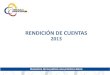 RENDICIÓN DE CUENTAS - Gob · 2015. 4. 14. · DOMINGO DE LOS TSÁCHILAS 1. 7.430 causas resueltas en la provincia de Santo Domingo de los Tsáchilas 2. Coordinación con instituciones