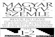 MAGYAR KÖNYV-, SZEMLE€¦ · magyar kÖnyv-, szemle revue du livre publication trimestrielle de l'acadÉmie hongroise des sciences pour lhistoire du livre et la bibliographie