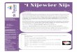 ‘t Nijewier Nijs mei 2018.pdf · een afsluiting en presentatie van de Terugkoppeling tevre-denheidsonderzoek ouders en leerlingen SWS De Nijewier 2018 2 Tevredenheidsonder-zoek