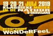 INHOUD - Wonderfeel · van Wonderfeel (bezoekers, uitvoerend kunstenaars, festivalmedewerkers) tot een geheel maakt. Hier wordt muziek gevierd! Van strijkkwartet tot symfonisch, van