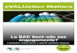 Premier trimestre 2016 eVALUation Mattersidev.afdb.org/sites/default/files/documents/files/article2_Evaluation... · chargé d’évaluation principal, BAD Togo: Évaluation de la