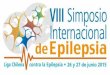 Introducción y Bienvenida - Liga Chilena contra la Epilepsia · •Interés en los mecanismos neurobiológicos de status epilepticus así como de Neurotransmisores GABA y Glutamato