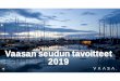 Vaasan seudun tavoitteet 2019 - VASEK · Liikenneyhteydet Vaasasta • Kvarken Ports ja Wasaline • Yhteinen satamayhtiö Vaasa-Uumaja • Yhteinen laivayhtiö NLC Ferry • Matkustajamäärät
