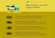 Remote work checklist - work checklist -  ¢  Remote work checklist Spanish version Prepara