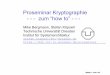 Proseminar Kryptographie - - - zum “how to”sk13/TUD-Web-CMS/LV... · 2016. 4. 4. · Wissenschafflicher Vortrag Vorbereitung Erstellung Vortrag Vorbereitung Wissenschafflicher