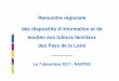 Rencontre régionale des dispositifs d’information et de soutien …pays-de-la-loire.drdjscs.gouv.fr/sites/pays-de-la-loire... · 2018. 1. 4. · Les permanences dans les départements