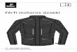 Férfi motoros dzseki - Tchibo...Kedves Vásárlónk! Az Ön új motoros dzsekije a könnyű, rugalmas és anatómiailag formázott, kiváló minőségű memóriahabból készült