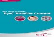 Brochure EyeC Proofiler Content CN · 2020. 3. 17. · EyeC Proofiler Content 系统的准确性使您能够一次性地 审核所有的改动。各种错误可以立即被发现，从而使您