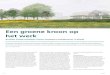 Een groene kroon op het werk - BURO LUBBERS · Een groene kroon op het werk Krinkels Groep realiseert nieuw Europees hoofdkantoor in Breda ‘Krinkels werkt graag aan een mooie, veilige