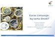Euras Lietuvoje: ką verta žinoti?zarasusgn.lt/images/Prezentacija_valstybinems_institucijoms0627.pdf · Vertinimo už ar prieš eurą pokytis (2013 m. balandis -2014 m. balandis)
