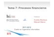 Tema 7- Proceso financiero - RUA: Principal · Inmovilizado financiero ! Inversiones financieras en capital (en otras empresas) ! Valores de renta fija ! Créditos a largo plazo