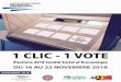 CLIC -1 VOTEDemain (au 31 décembre 2018), les Comités d'Entreprises (CE), les Délégués du Personnel (DP) et les Comités d'Hygiène, de Sécurité et d'amélioration des Conditions