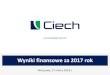 Wyniki finansowe za 2017 rok - CIECH 2018. 3. 27.¢  2 2017 ¢â‚¬â€œexecutive summary Wyniki finansowe za