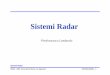 01 SIRA2017 intro.ppt [modalità compatibilità] · Sistemi Radar RRSN – DIET, Università di Roma “La Sapienza” INTRODUZIONE – 3 RIVELAZIONE la presenza del bersaglio è
