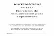 MATEMÁTICASold.iesmediterraneo.es/Documentos/2017_06_23... · NÚMEROS REALES Ejercicio nº 1.- 2 Matemáticas 4º ESO ... El producto de dos números cuya diferencia es 9. d) La