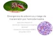 Emergencia de arbovirus y riesgo de · Emergencia de arbovirus y riesgo de transmisión por hemoderivados Jeannette Dabanch P. ... • En general de curso benigno, no se han observado