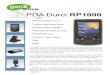 PDA Durci RP1000 - Hellopro...Tri-band HSDPA Poids 250g Wireless LAN 802.11 b/g ou 802.11 a/b/g ( SD interface) Ecran 3.5“. TFT LCD rétro éclairé couleur 256k QVGA (320x240) option