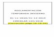 REGLAMENTACIÓN TEMPORADA INVIERNO 01-11-2018/31-12 … · circular 133/2018 (corrección págs.16-19-34) 2 departamento tÉcnico circular 133/2018 reglamentaciÓn temporada 2018/2019