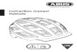 Instruction manual Helmets - ABUS PDF...Congratulations! You are now the owner of a top quality ABUS bicycle helmet. This helmet has been produced under strict conditions and is certified