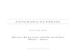 PANORAMA DE PRESSE - 100000 entrepreneurs - Transmettre la ... · PANORAMA DE PRESSE 23/03/2018 18h15 Revue de presse ann”e scolaire 2016 - 2017 Panorama r”alis” avec Pressedd