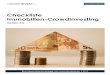 Checkliste Immobilien-Crowdinvesting | crowdfunding · 2019. 4. 20. · Checkliste: Immobilien Crowdinvesting | S. 2 Haftungsausschluss Die Informationen in der Checkliste wurden